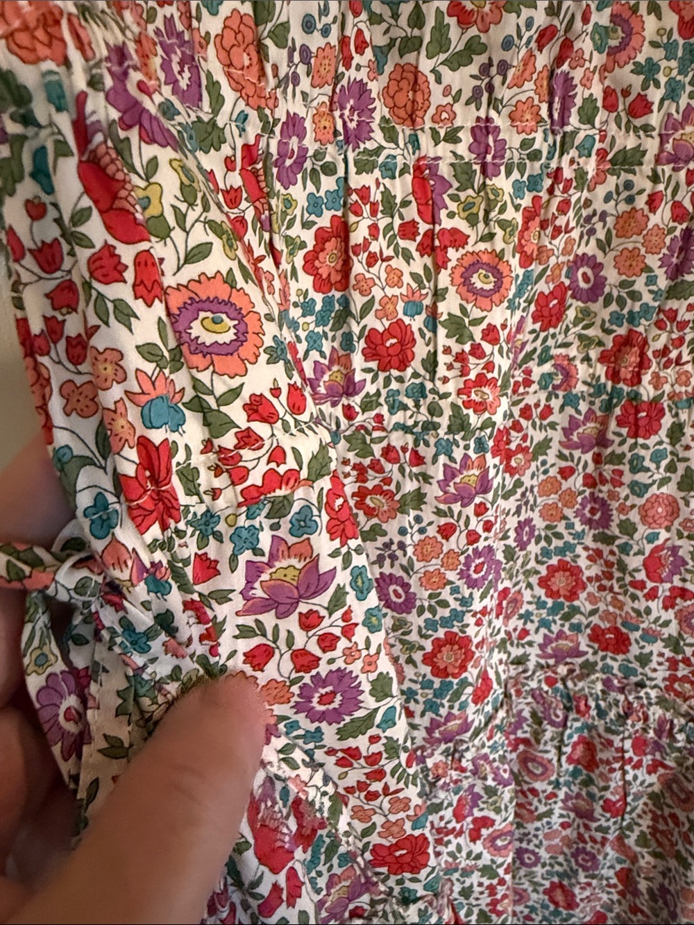 Love The Label Sasha Short-Sleeve V-Neck Tiered Midi Dress - Picture 8 of 12